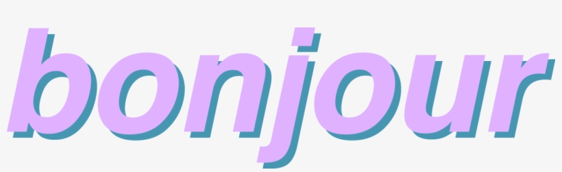 Bonjour - Transparent Bonjour Png, transparent png download