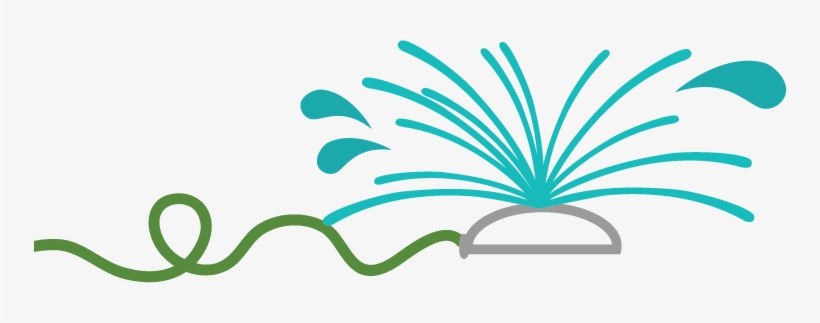 Sprinkler With Hose Svg File For Scrapbooking Summer - Sprinkler Clipart, transparent png download