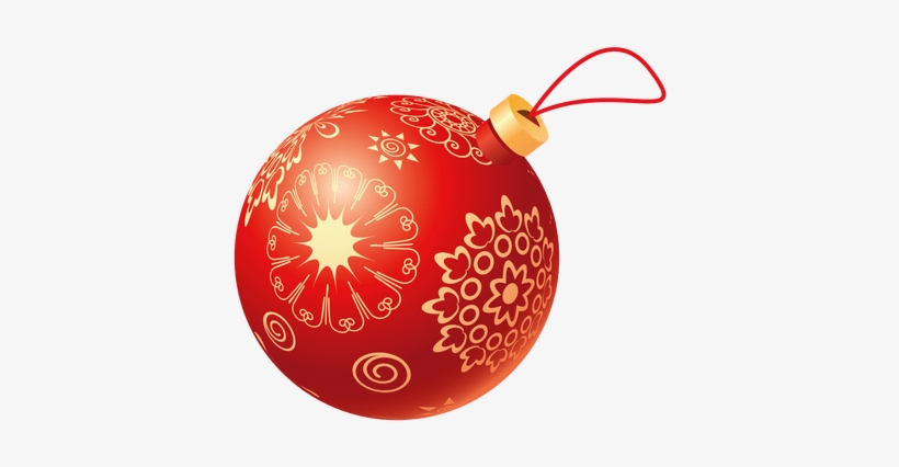Navidad Bombilla Roja - Christmas Ball Png Transparent, transparent png download