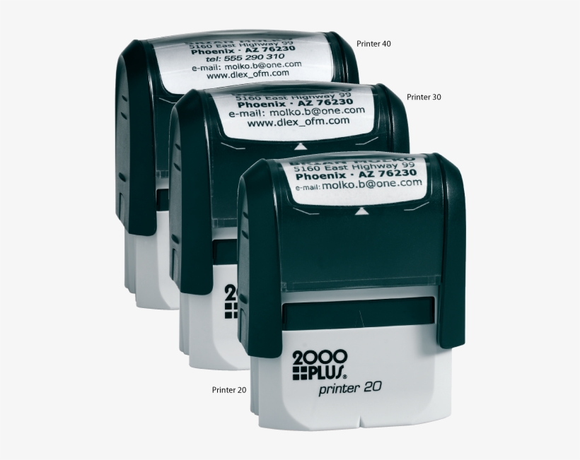 Rubber Stamps Self Inking Xstampers Daters - 2000 Plus Printer 10 - Black Pad, transparent png download