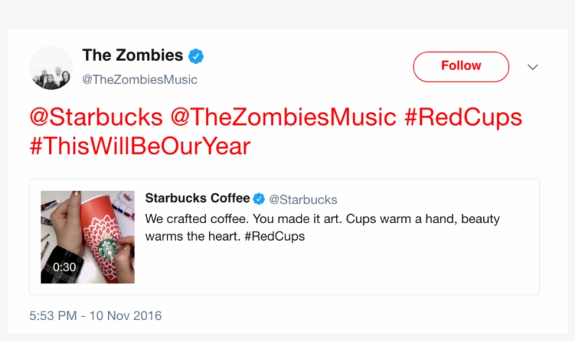 Starbucks Red Cups Launch Film, transparent png download