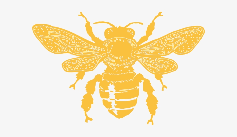 Honig-biene Im Gold Und Im Silber Kissen, transparent png download
