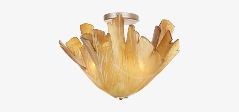 Gold Wave Chandelier - Van Teal 450850 Always 3 Light 18" Wide Semi Flush, transparent png download