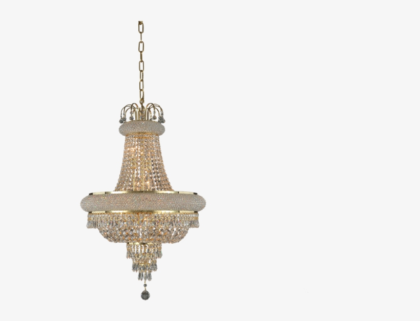 Ch 4080 55 12 Octagons Beads Gold - Chandelier, transparent png download