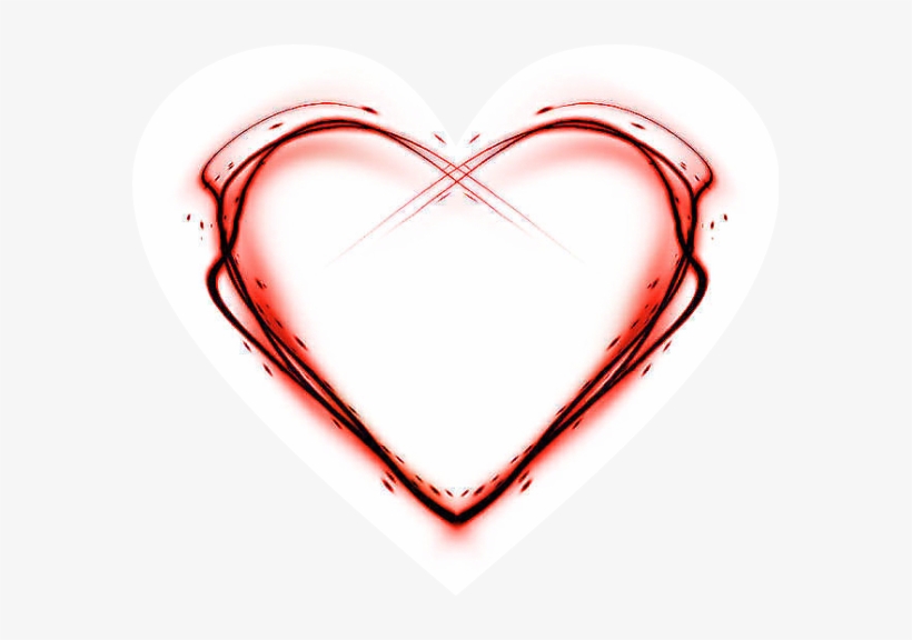 Heart Tattoo Effects Red Black Dark Notbroken Aura - Portable Network Graphics, transparent png download
