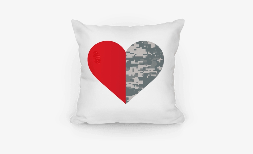 Half My Heart Is In The Military Pillow Pillow - Club Glove Caddy Microfiber Towel - Camo, transparent png download