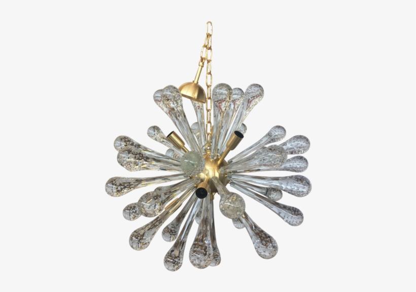 Murano Glass Sputnik Chandelier Vintage Style Il Paralume - Sputnik Chandelier Housen Solutions 12 Lights Pendant, transparent png download