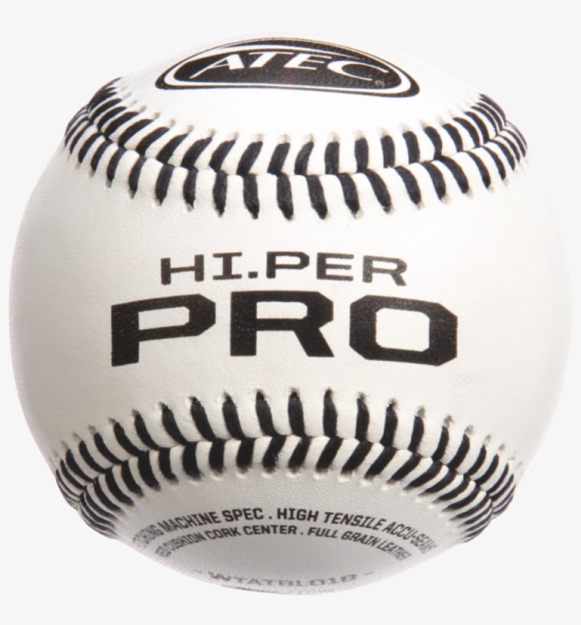 Per Pro Leather Flat Seam Baseball W/ Bucket - Atec Hi Per Pro Baseball (pack Of 12), White, transparent png download