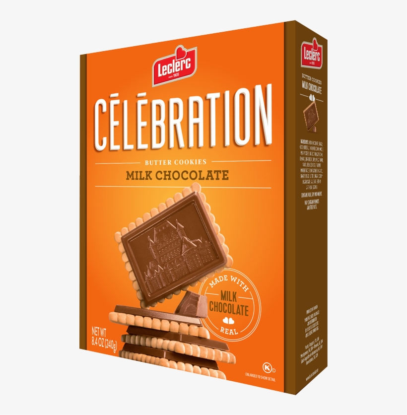 Front - Celebration Milk Chocolate Cookies, transparent png download