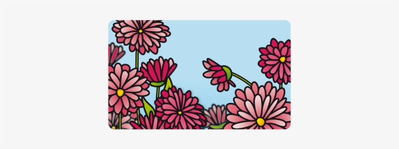 Chrysantenum Flower Field Pink Floral Doormat - Feld Des Gelben Chrysantheme-blumen Runder Magnet 5,1, transparent png download