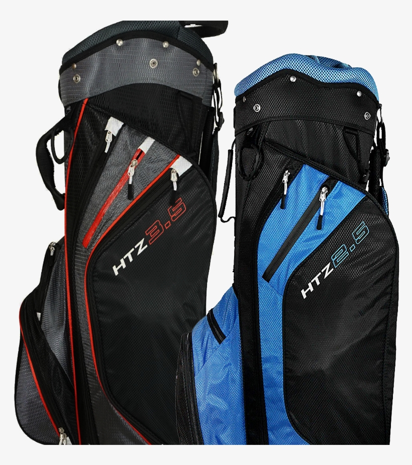 Cart Bags - Hot-z Golf Bags 3.5 Cart Bag - Black/gray - Golf Bags, transparent png download