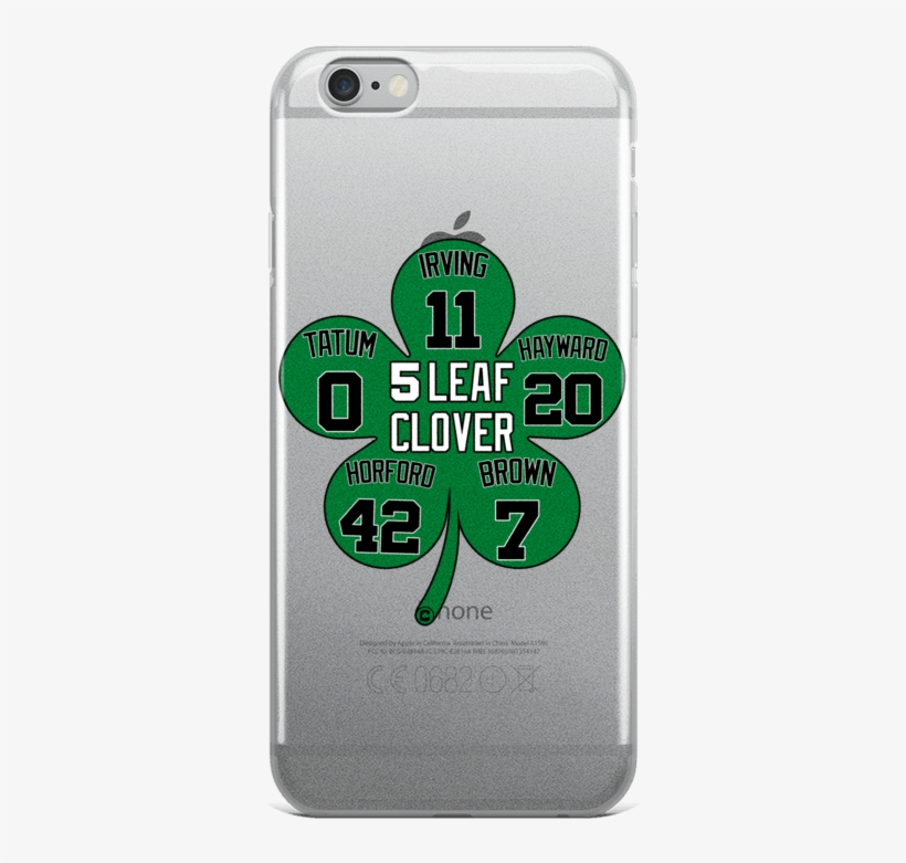 5 Leaf Clover Boston Starters Nickname Numbers Iphone - Iphone 6s, transparent png download