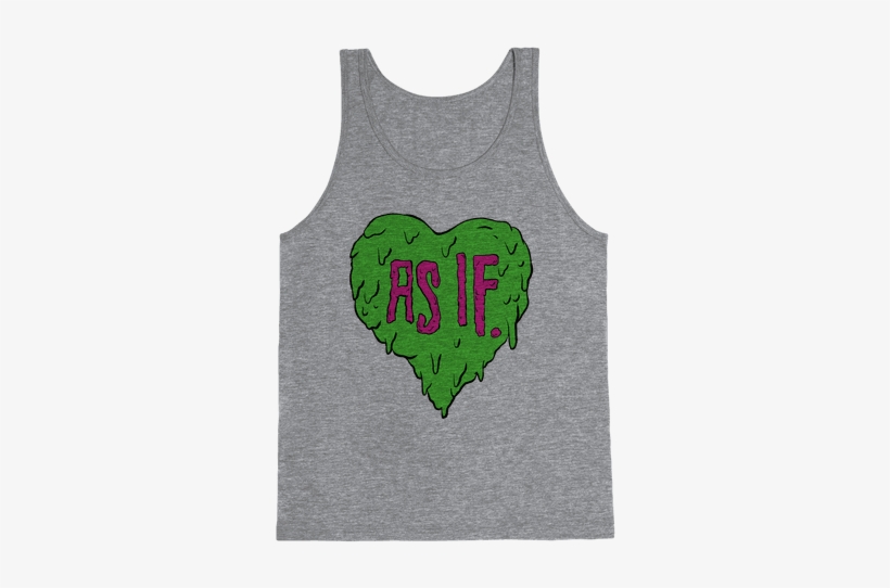 As If Heart Tank Top - T Shirt Boys Workout, transparent png download