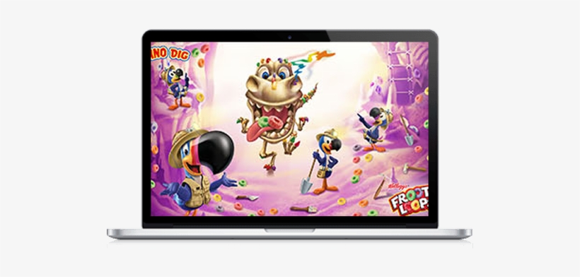 Click 'save To Desktop' To Be Able To Use This Image - Kellogg's Froot Loops Dino Digs, transparent png download