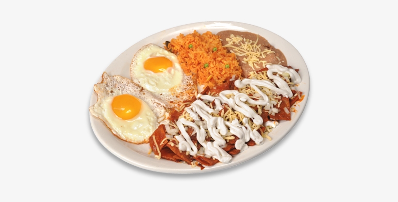 Chilaquiles Con Huevos $10 - Enchiladas Rojas Con Huevo, transparent png download