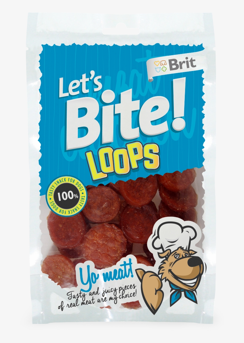 Brit Lets Bite Loops 80 G - Brit Lets Bite Chicken Twister O’chicken 80g, transparent png download