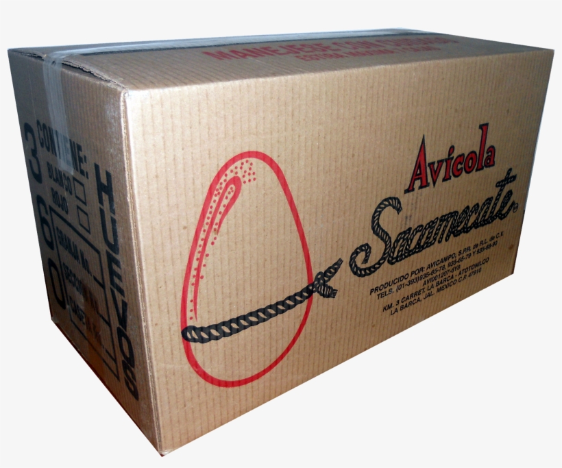 Garantía De Huevo Fresco De No Más De 2 Días De Postura - Caja De Carton De Huevo, transparent png download