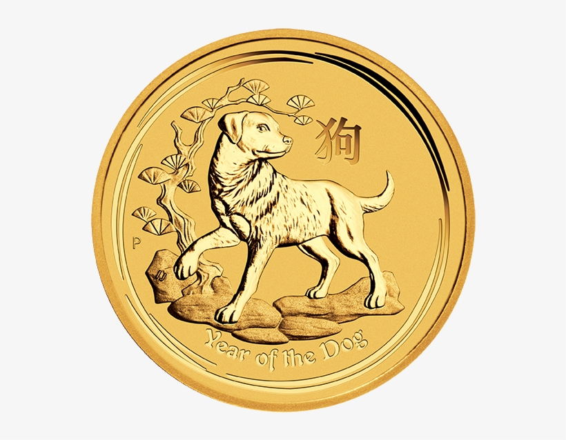 1/4 Oz Lunar Ii Dog - Year Of The Dog Coin, transparent png download