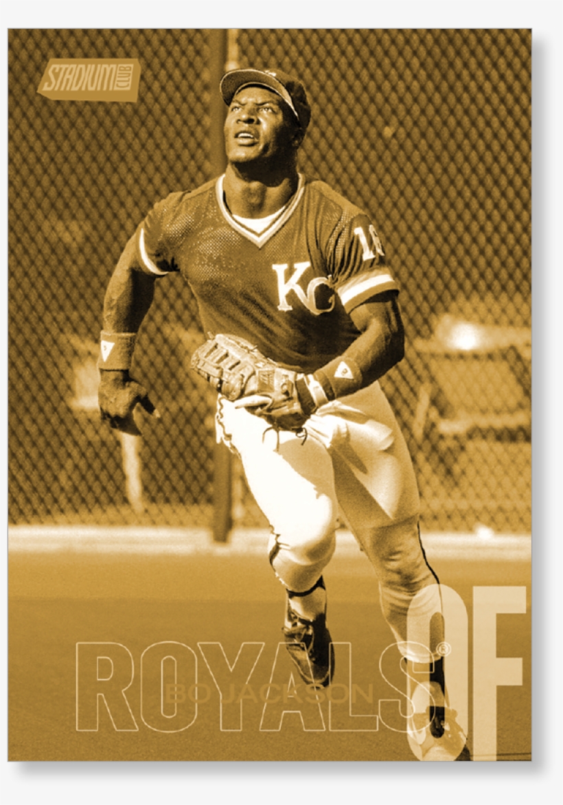 2018 Topps Baseball Stadium Club Bo Jackson Base Gold - Men's Adidas Javelin Spike Adidas 6 - Collegian Navy/white/equipment, transparent png download
