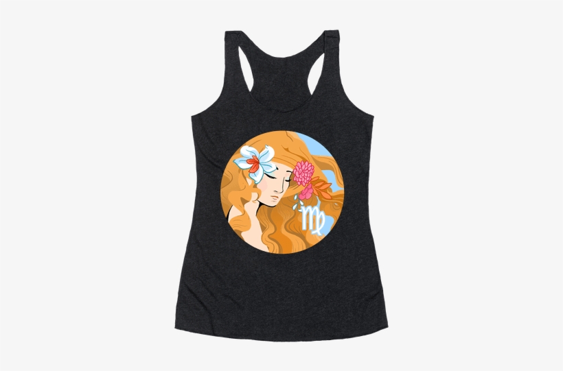 Zodiac Virgo Racerback Tank Top - Ruth B Ginsburg Dissent Collar, transparent png download