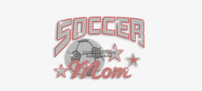Magic Show Soccer Mom With Stars Rhinestud Iron On - Magic, transparent png download