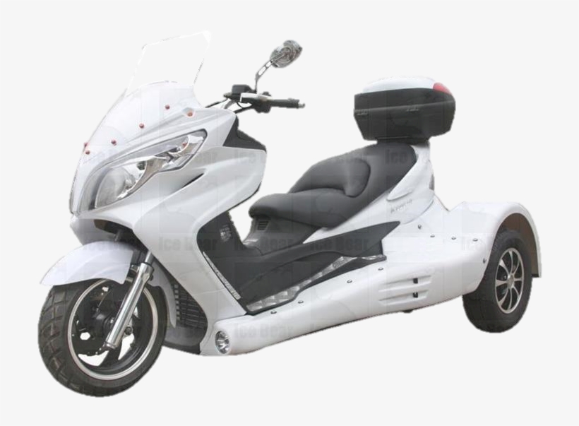 Zodiac 300cc Trike, 3-wheel Scooter - Icebear Zodiac Pst300-19 300cc Trike Metallic White, transparent png download