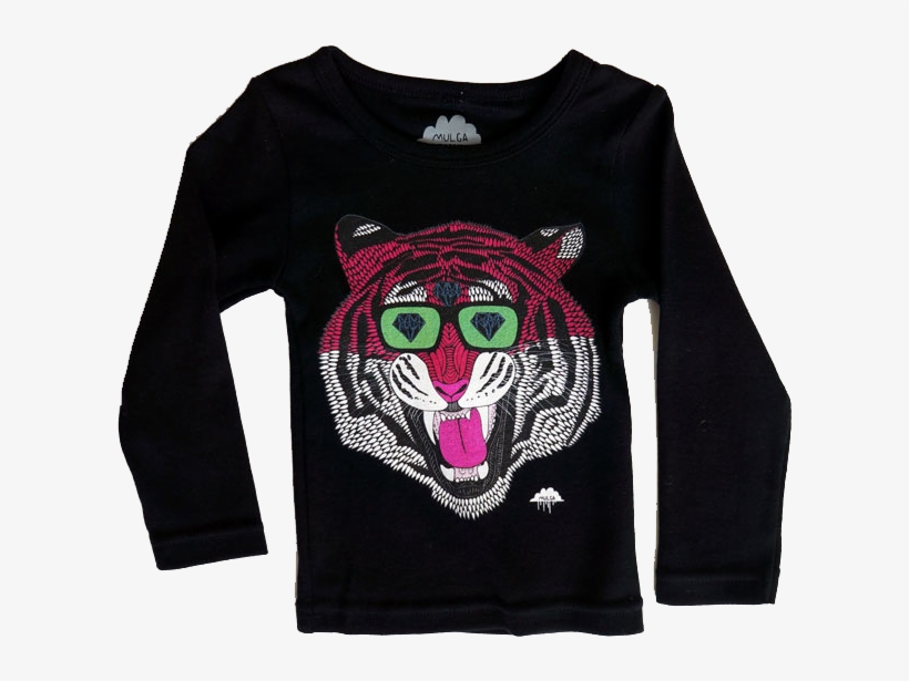 Gino The Tiger Baby - Long-sleeved T-shirt, transparent png download