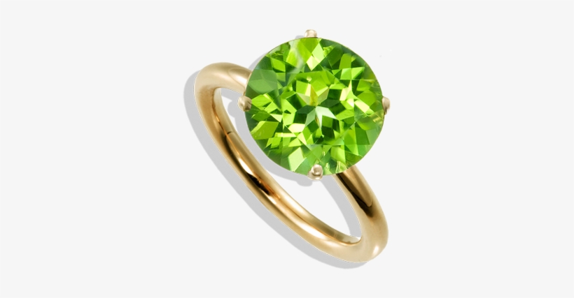 Jane Taylor R701 Peridot Yellow Gold, transparent png download