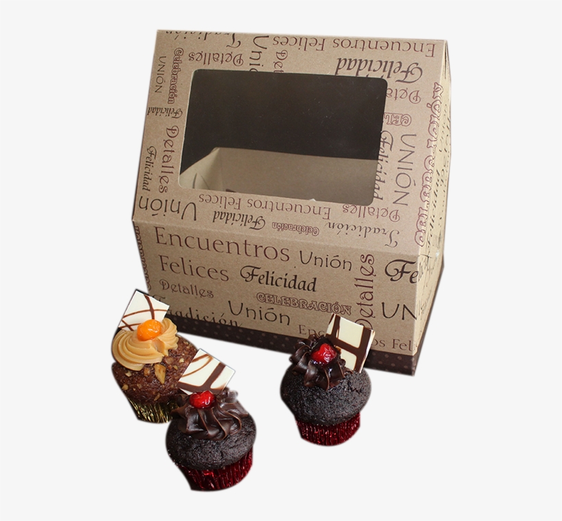 Cajas Cupcake X6 - Box, transparent png download