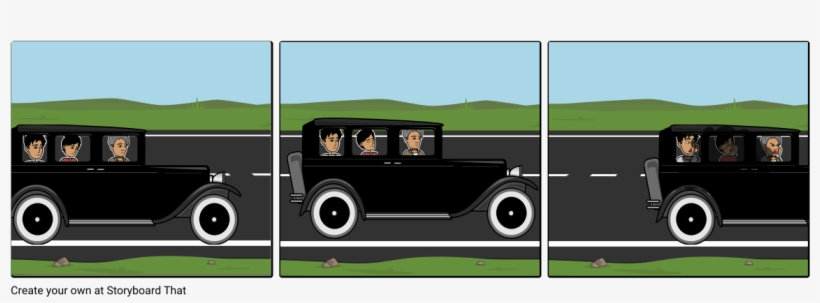 Cajas De Carton - Antique Car, transparent png download