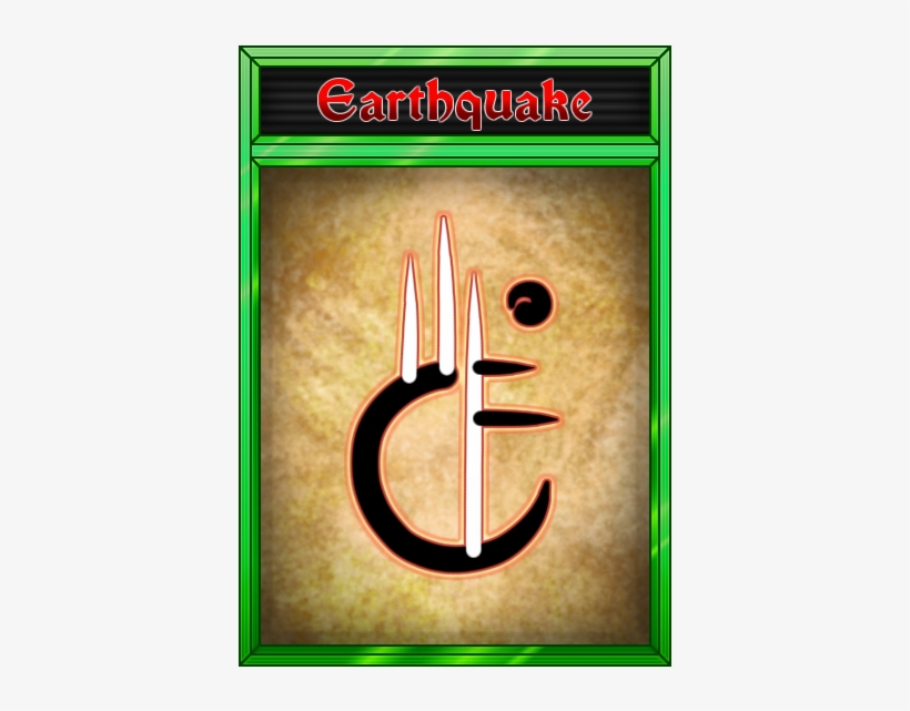 Occultcardearthquake - Poster, transparent png download