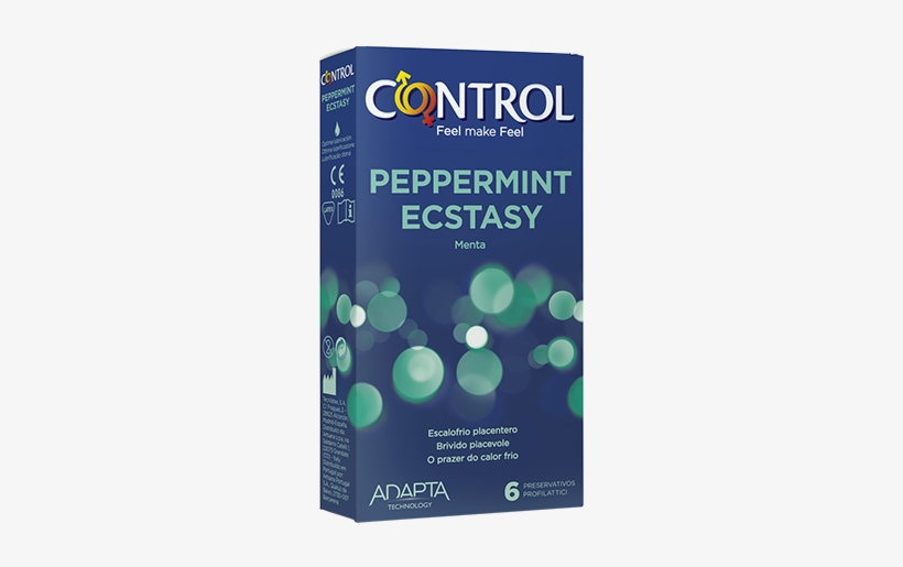 Peppermint Ecstasy - Control Control Peppermint Ecstasy 12 Unit - Condoms, transparent png download