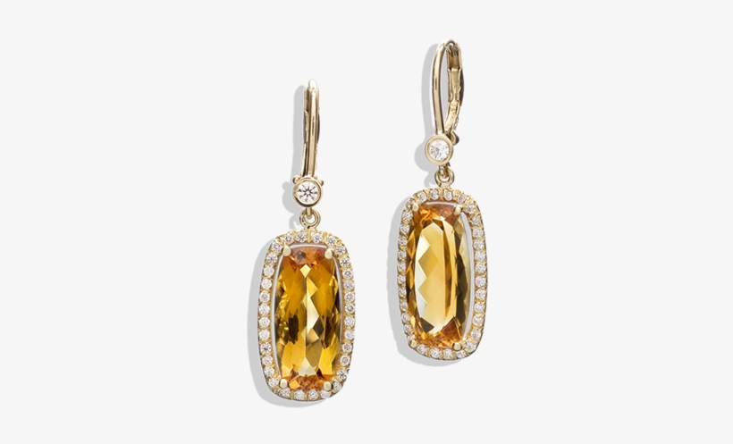 Jane Taylor Ef708 Citrine Diamond Yellow Gold, transparent png download
