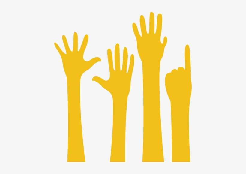 Raised Hands Children's Storyteller Stage - Derechos De Igualdad De Genero, transparent png download