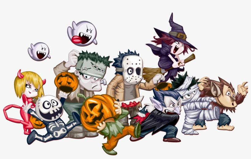 Cartoon Zombie Png Photo - Happy Halloween King Duvet, transparent png download