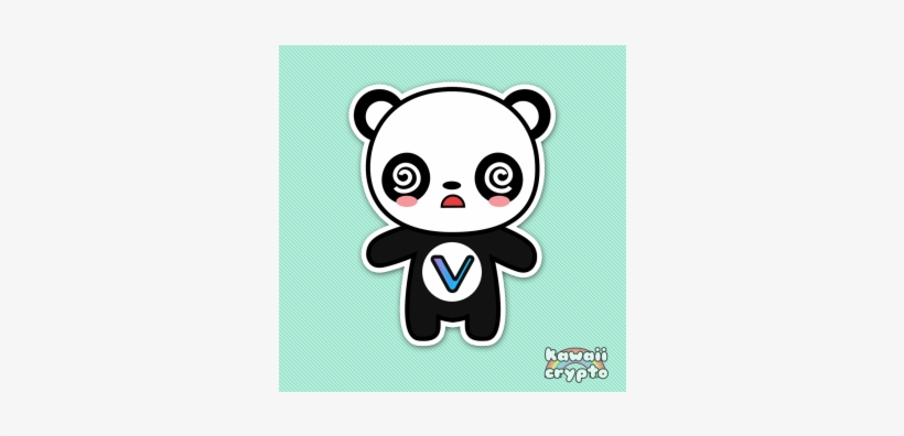 Vechain Panda - Confused - Learn Crypto - Kawaii Crypto- - Kawaii Sad, transparent png download