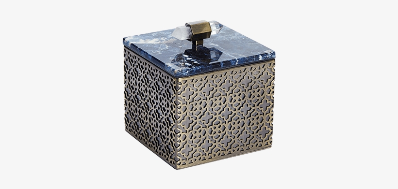Previous - Kendra Scott Square Filigree Stone Box - Green, transparent png download