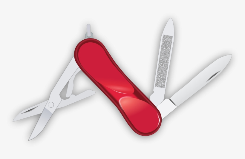 Swiss Army Knife - Swiss Army Knivfe Vector, transparent png download