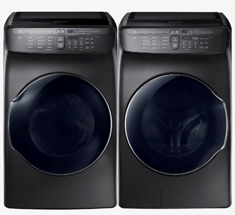 Samsung Front Load Laundry Pair Black Stainless Steel Samsung