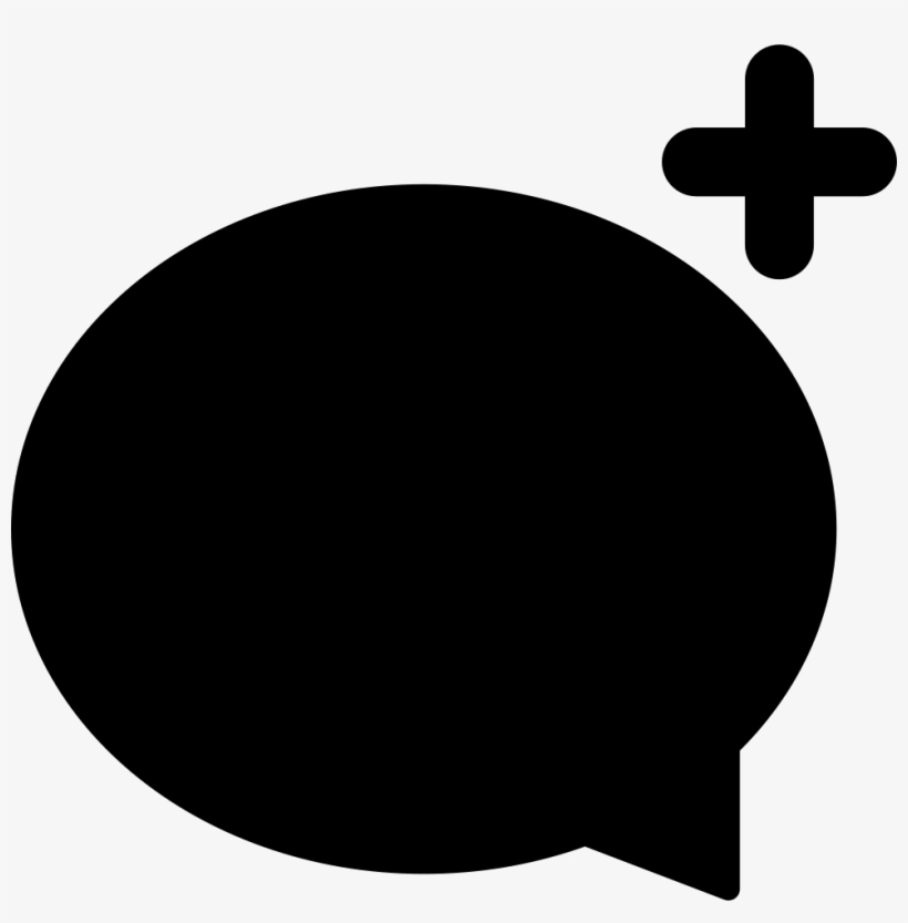 Talk Bubble Plus - Icon, transparent png download
