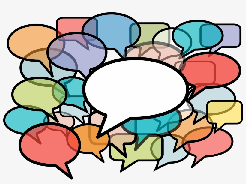 Bigstock Talk In Colors Speech Bubbles 8163794 - Intercultural Communication Clipart, transparent png download