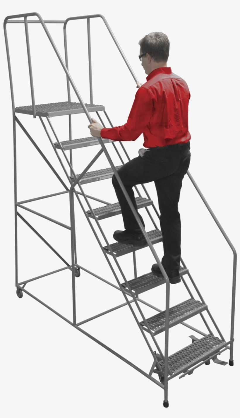 Easy 50 Rolling Ladder - Ladder, transparent png download
