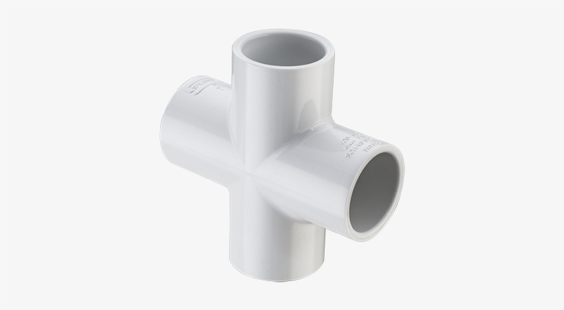 Pvc Pipe Joints - Cruz Pvc Cedula 40, transparent png download