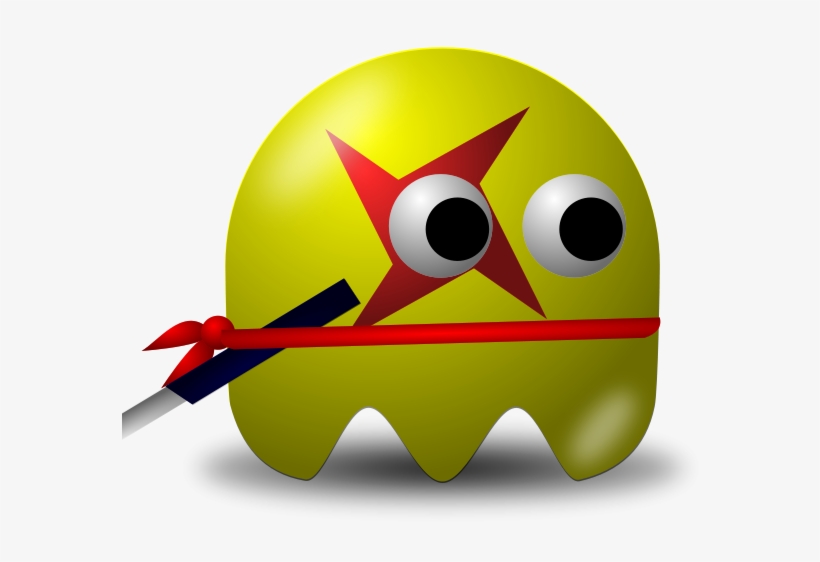 Padepokan Ninja Clipart Png - Pac Man Ninja, transparent png download