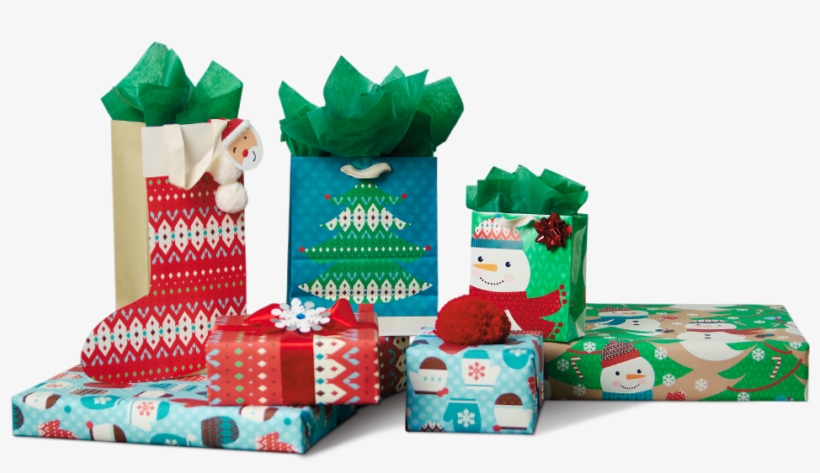 Gift Wrap Collections Hallmark - Christmas Gift Wrapping Png, transparent png download