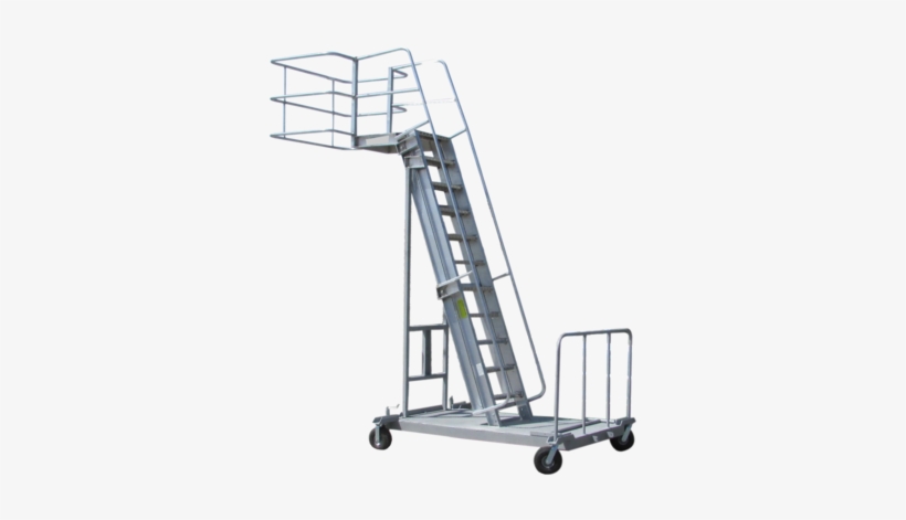 Climbing Aluminum Tiltable Tower Ladder - Aluminium Ladders Manufacturers In Delhi, transparent png download