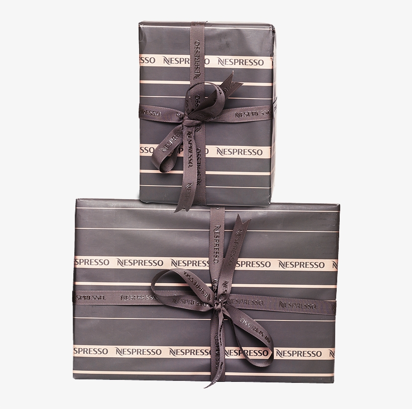 The Gift Wrap Is Packed By A Specialized Team Which - Nespresso Gift, transparent png download