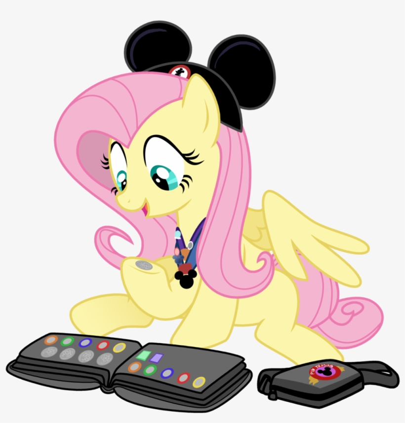 Lostinthetrees, Collection, Disney, Fluttershy, Lanyard, - Fluttershy Mickey Mouse, transparent png download