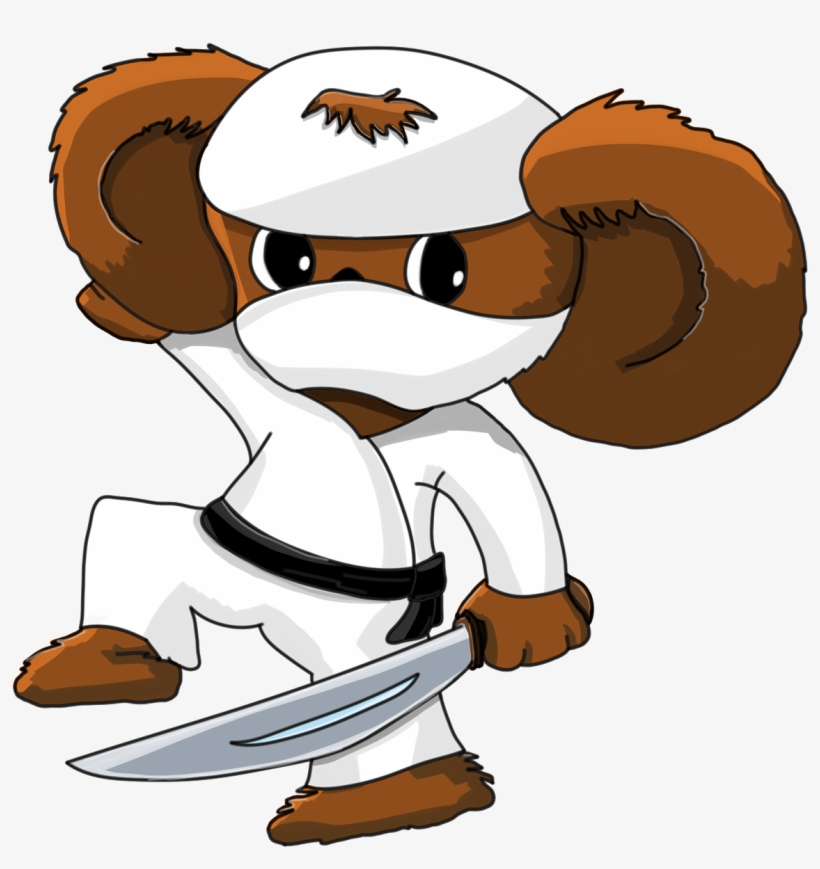 Belt,big Ears,cartoon, - Чебурашка Ниндзя, transparent png download