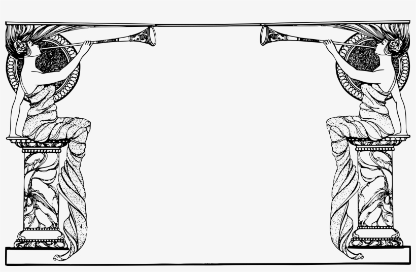 Big Image - Trumpet Frame, transparent png download